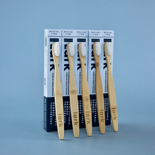 10 unidades de Cepillos de dientes de bambú surtidos para adultos